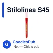 Stylo bille personnalisable Stilolinea S45 Clear avec logo - Miniature 2