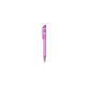 Variante rose translucide - Stylo bille personnalisable Stilolinea S45 Clear avec logo