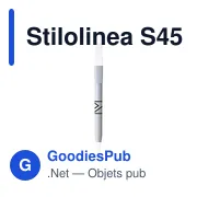 Stylo à bille personnalisable en plastique recyclé - Stilolinea S45avec logo - Miniature 4