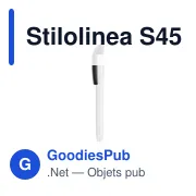 Stylo bille personnalisable Stilolinea S45 Solid avec logo - Miniature 1