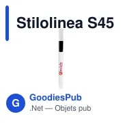 Stylo bille personnalisable Stilolinea S45 Solid avec logo - Miniature 2