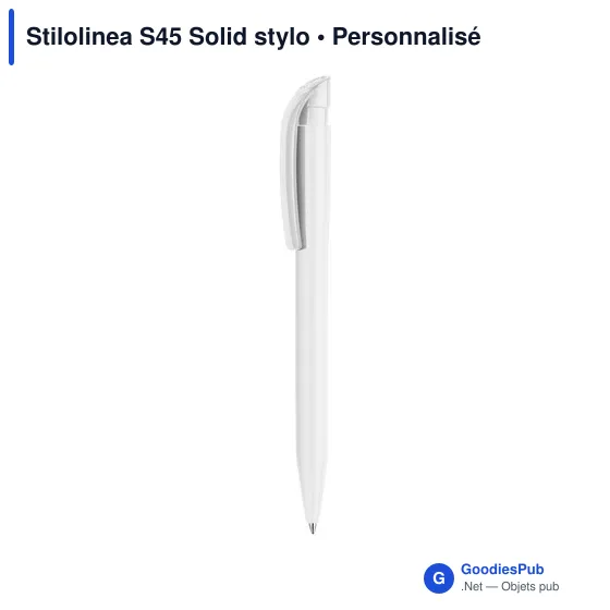 Stylo bille personnalisable Stilolinea S45 Solid avec logo - Image 11