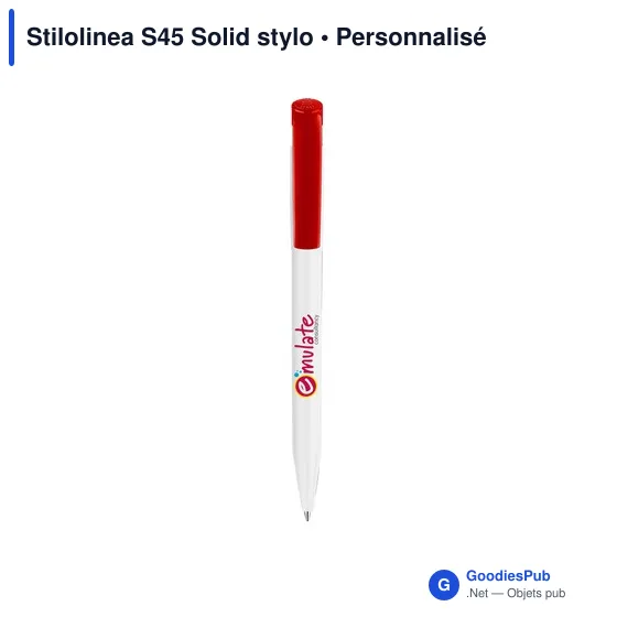 Stylo bille personnalisable Stilolinea S45 Solid avec logo - Image 4