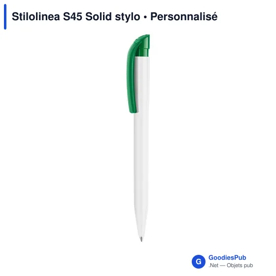 Stylo bille personnalisable Stilolinea S45 Solid avec logo - Image 5