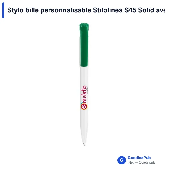 Stylo bille personnalisable Stilolinea S45 Solid avec logo - Image 6