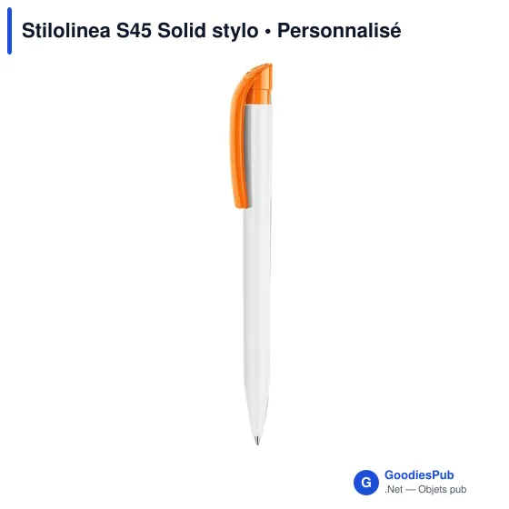 Stylo bille personnalisable Stilolinea S45 Solid avec logo - Image 7