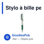 Stylo à bille personnalisable Stilolinea Vegetal Clear avec logo - Miniature 1