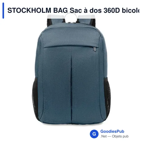 STOCKHOLM BAG Sac à dos 360D bicolore