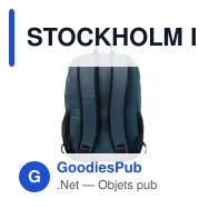 STOCKHOLM BAG Sac à dos 360D bicolore - Miniature 2