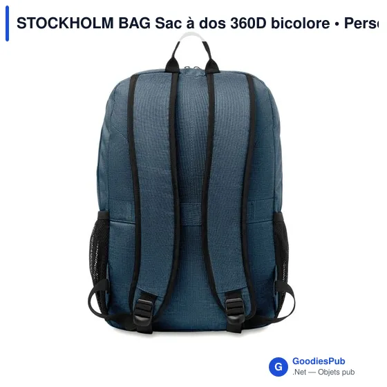 STOCKHOLM BAG Sac à dos 360D bicolore - Image 2