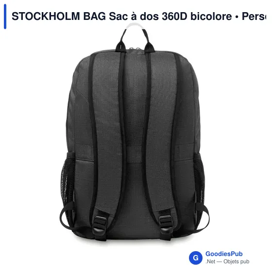 STOCKHOLM BAG Sac à dos 360D bicolore - Image 11