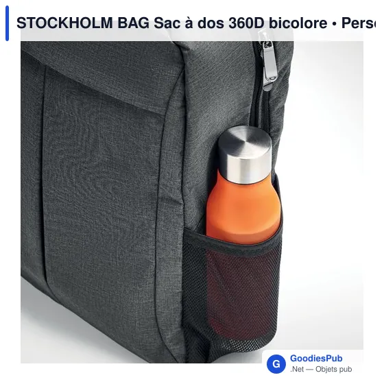 STOCKHOLM BAG Sac à dos 360D bicolore - Image 12