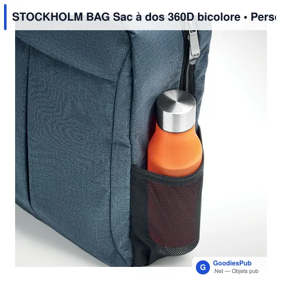 STOCKHOLM BAG Sac à dos 360D bicolore - Image 3