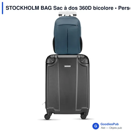 STOCKHOLM BAG Sac à dos 360D bicolore - Image 9
