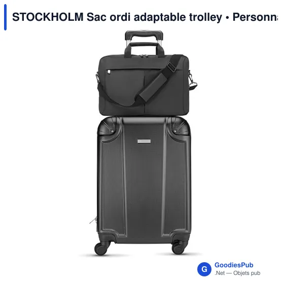 STOCKHOLM Sac ordi adaptable trolley - Image 5