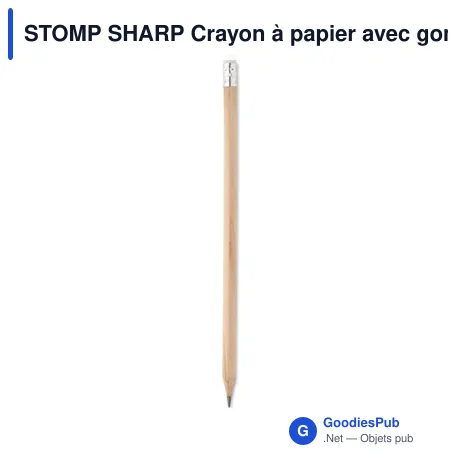 STOMP SHARP Crayon à papier avec gomme