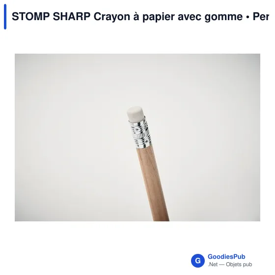 STOMP SHARP Crayon à papier avec gomme - Image 3