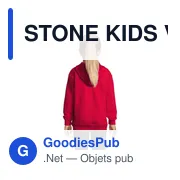 STONE KIDS HOODIE 260g - Miniature 2
