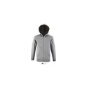 Variante gris chiné - STONE KIDS HOODIE  260g
