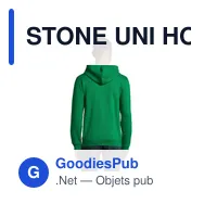 STONE UNI HOODIE 260g - Miniature 11