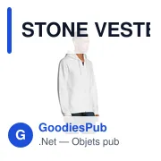 STONE UNI HOODIE 260g - Miniature 3