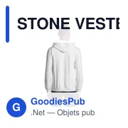 STONE UNI HOODIE 260g - Miniature 5