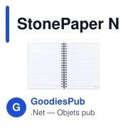 Carnet personnalisable StonePaper avec logo - Écologique et pratique - Miniature 5