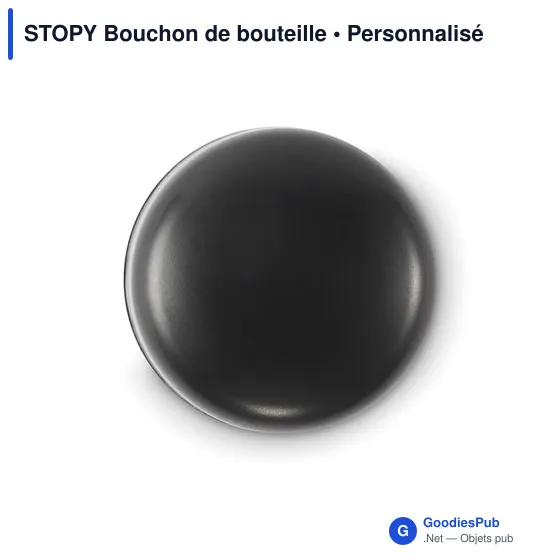 Bouchon de bouteille personnalisable STOPY avec logo - Image 3