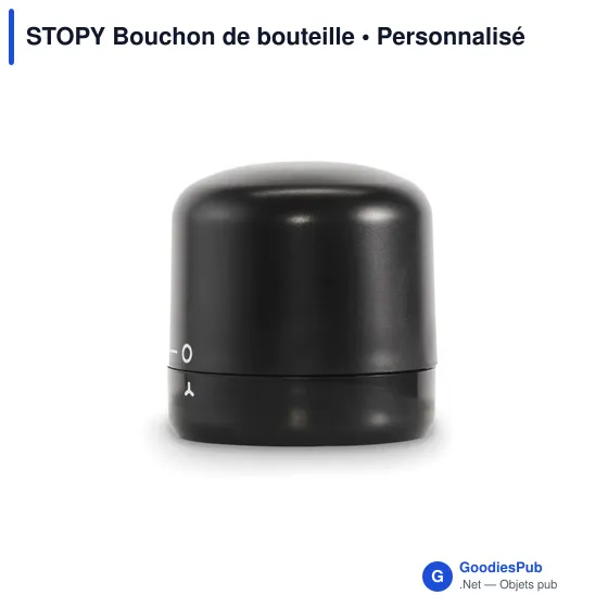 Bouchon de bouteille personnalisable STOPY avec logo - Image 6