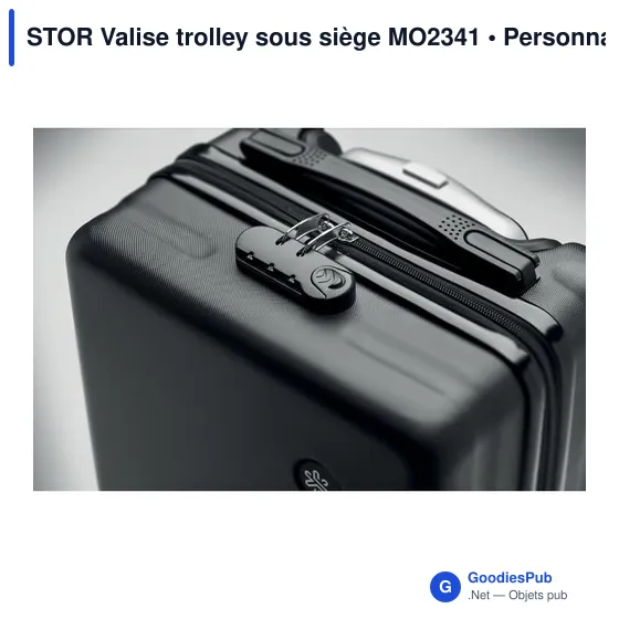 STOR Valise trolley sous siège - Image 2