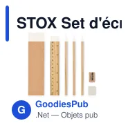 STOX Set d'écriture boîte en papier - Miniature 1