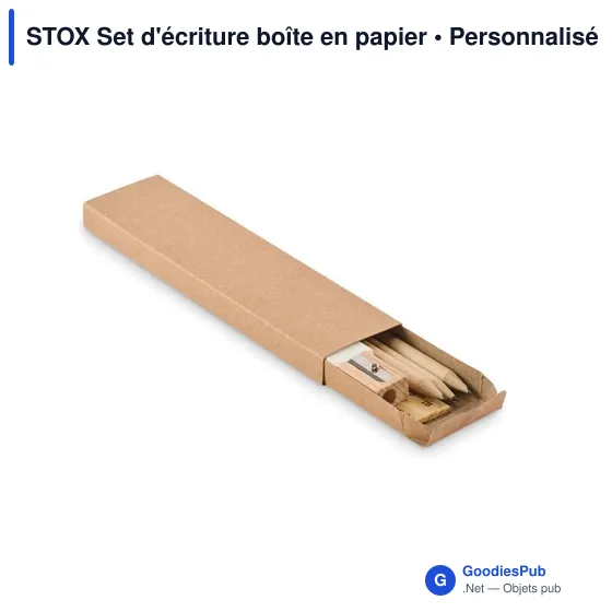 STOX Set d'écriture boîte en papier - Image 2