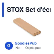 STOX Set d'écriture boîte en papier - Miniature 3