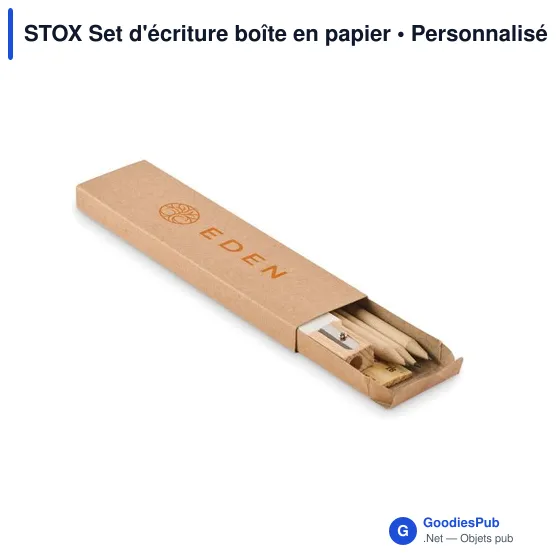 STOX Set d'écriture boîte en papier - Image 4