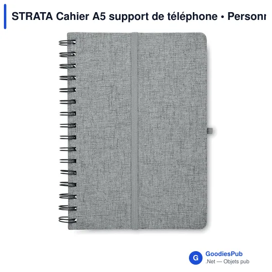 STRATA Cahier A5 support de téléphone - Image 12