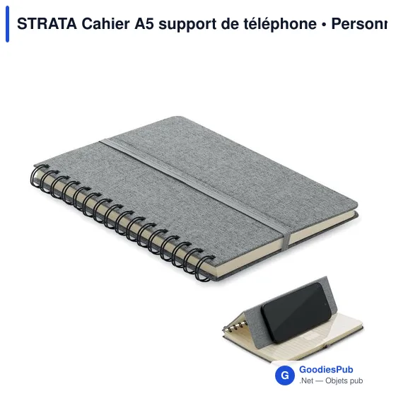 STRATA Cahier A5 support de téléphone - Image 9