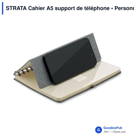 STRATA Cahier A5 support de téléphone - Image 10