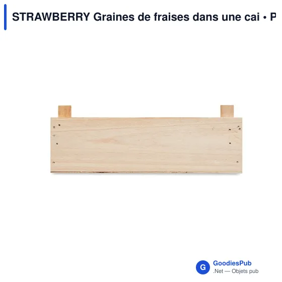STRAWBERRY Graines de fraises dans une cai - Image 5