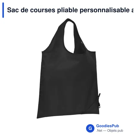 Sac de courses pliable personnalisable avec logo - Strawberry GRS RPET