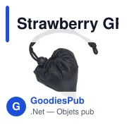 Sac de courses pliable personnalisable avec logo - Strawberry GRS RPET - Miniature 4