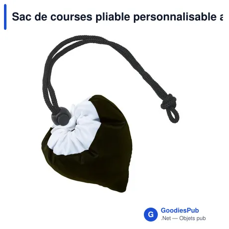 Sac de courses pliable personnalisable avec logo - Strawberry