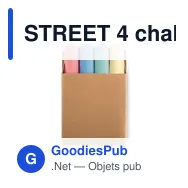 STREET 4 chalk sticks - Miniature 1
