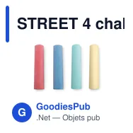 STREET 4 chalk sticks - Miniature 4