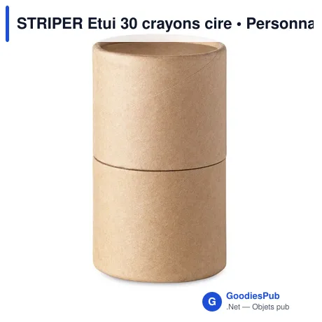 STRIPER Etui 30 crayons cire