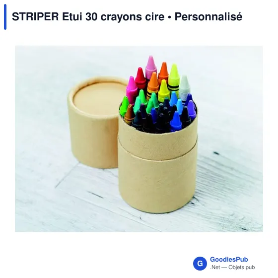 STRIPER Etui 30 crayons cire - Image 5