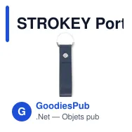 STROKEY Porte-clés à boucle en PU - Miniature 11