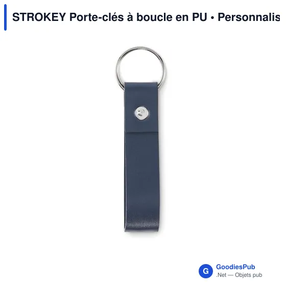 STROKEY Porte-clés à boucle en PU - Image 11