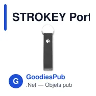 STROKEY Porte-clés à boucle en PU - Miniature 7