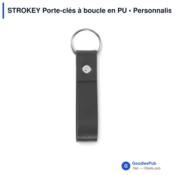 STROKEY Porte-clés à boucle en PU - Image 8