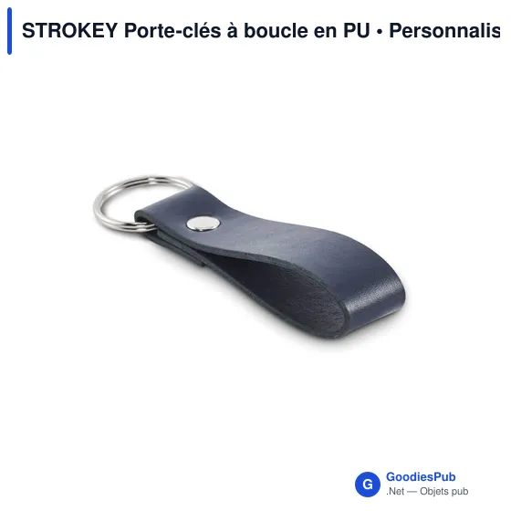 STROKEY Porte-clés à boucle en PU - Image 9